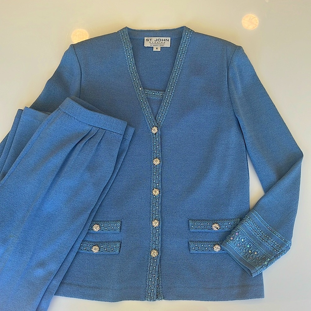 St. John Evening By Marie Gray Pant Suit